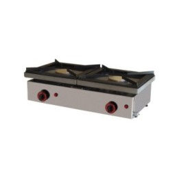 Cocina de sobremesa gas 2 fuegos