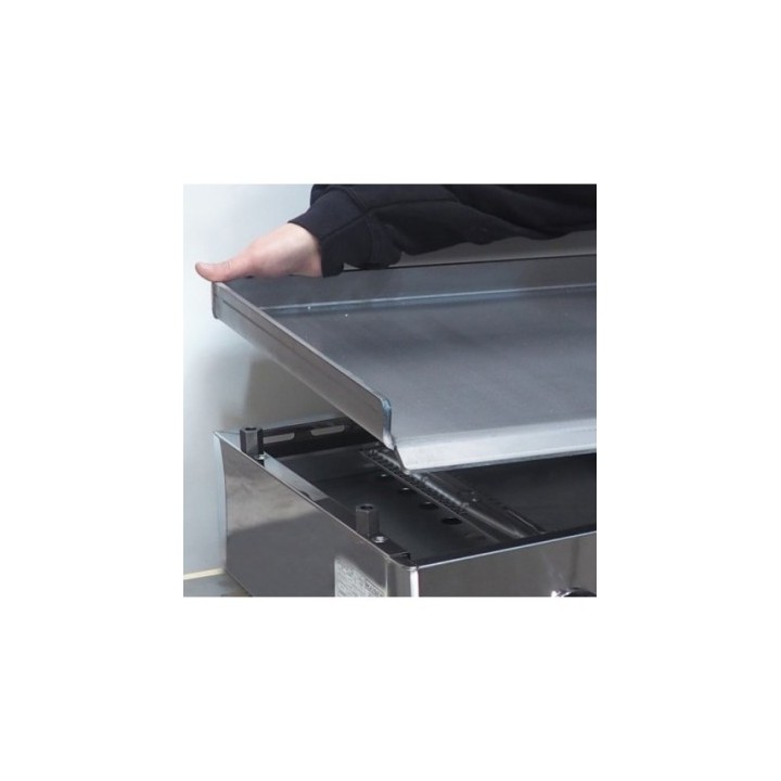 Plancha sobremesa gas 1 fuego Acero laminado