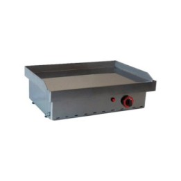 Plancha sobremesa gas 2 fuegos Cromo duro