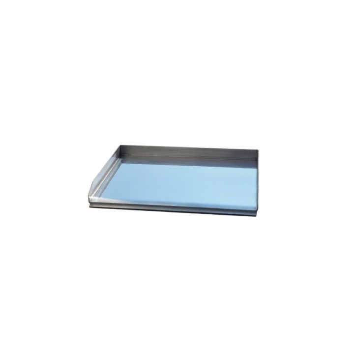 Plancha sobremesa gas 2 fuegos Cromo duro