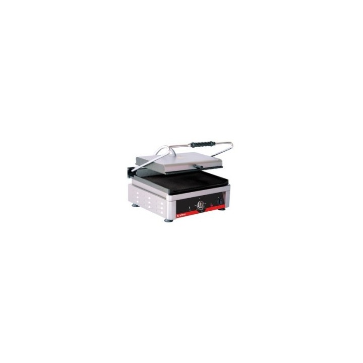 Grill sobremesa eléctrico estriado 2.5kW simple